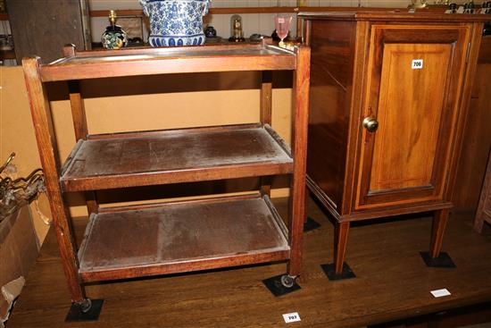 Pot cupboard and trolley